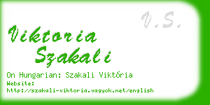 viktoria szakali business card