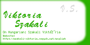 viktoria szakali business card